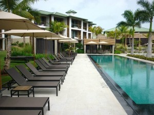 Pool at the Hotel W Vieques in Puerto Rico
